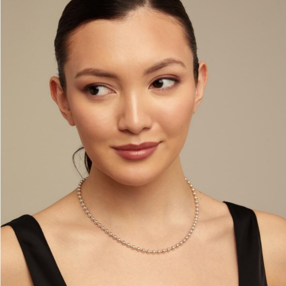 UNO de 50 Ball chain necklace  • Silver  •  Brand new